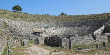 Starożytny teatr w Dodonie w Epirze