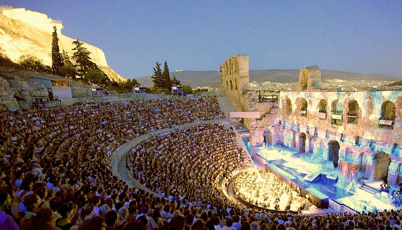 Opera Pucciniego Tosca wystawiana w Odeonie Heroda Attyka