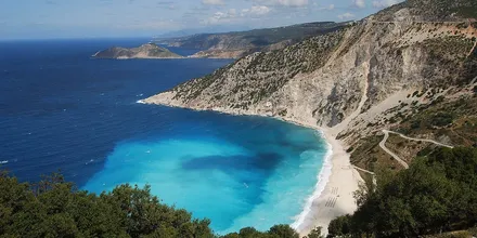 Plaża Myrtos na Kefalonii