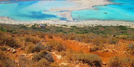 Laguna Balos na północnym zachodzie Krety