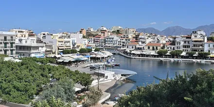 Jezioro Voulismeni w Agios Nikolaos na Krecie