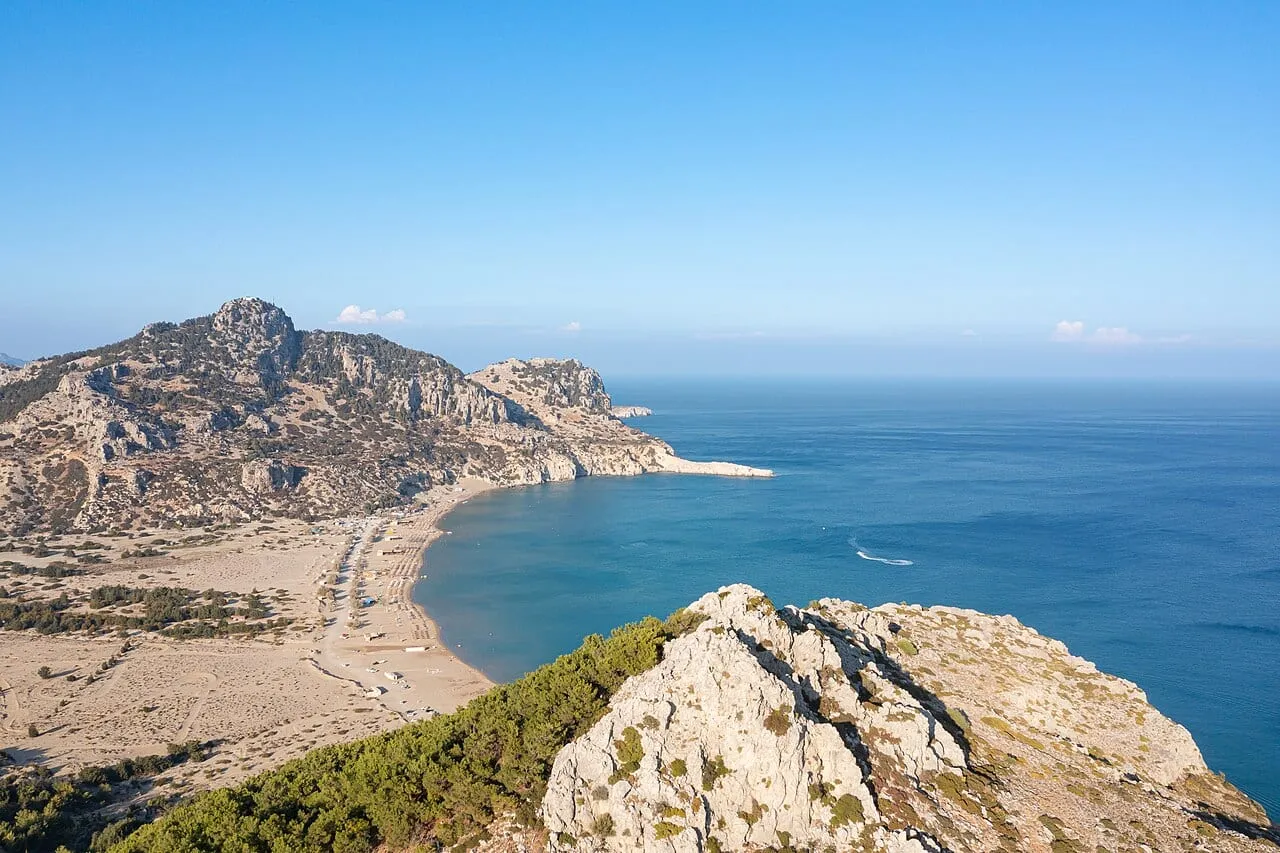 Plaża Tsambika na Rodos