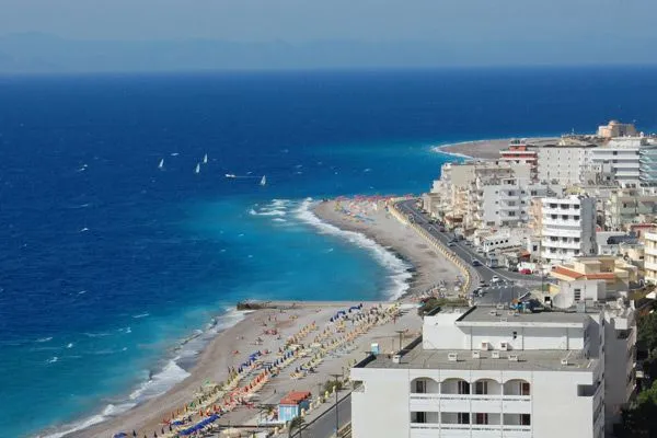 Grecja | Miasto Kolimbia na wschodnim wybrzeżu wyspy Rodos