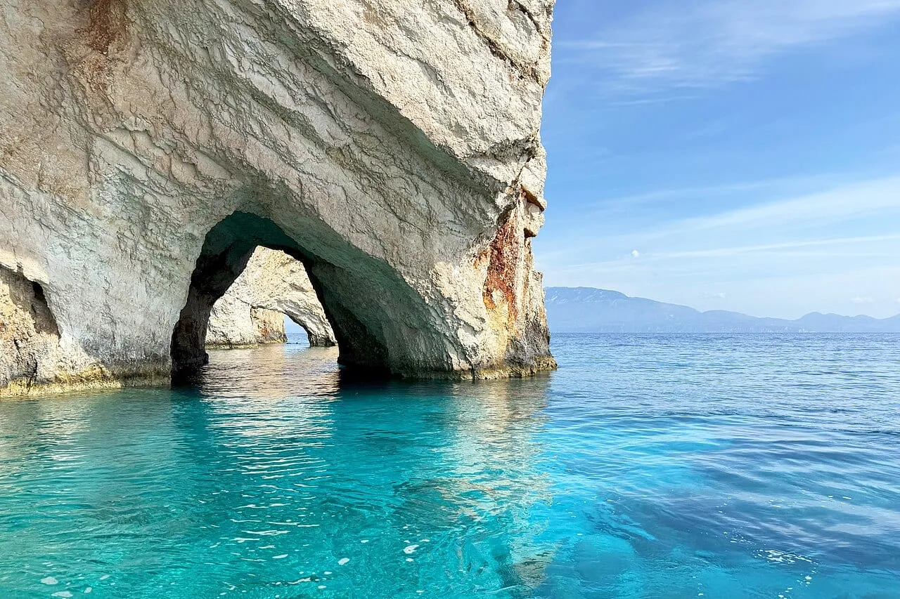 Błękitne Groty na Zakynthos