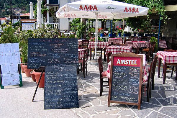 Grecja | Bogata oferta dań na lunch w Thassos