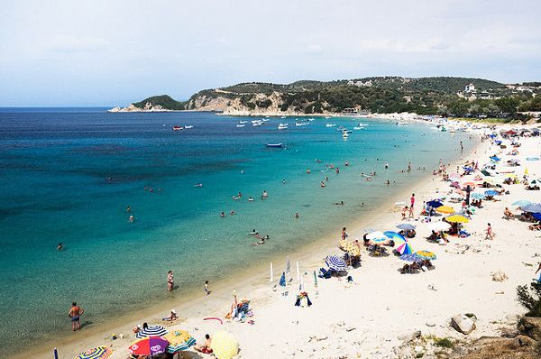 Grecja | Plaża nad Morzem Egejskim